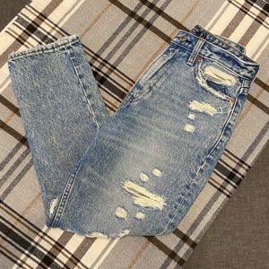 Abercrombie Ripped Mom Jeans